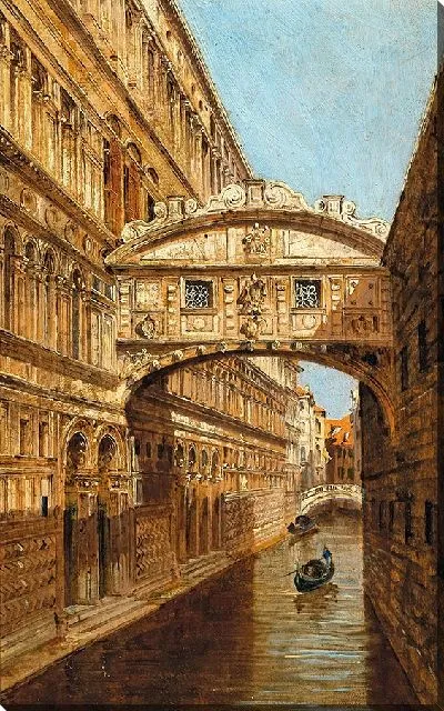 Картина Венеция, Понте дей Соспири, Венеция
