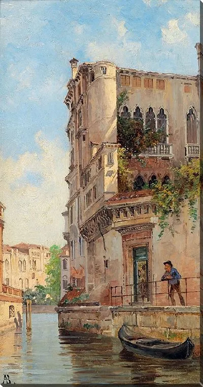 Картина Венеция, Рио-Сан-Тровасо