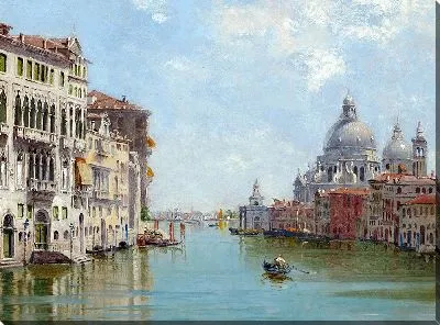 Картина Гондола возле Санта-Мария-делла-Салюте