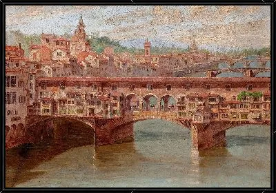 Картина Понте Веккьо, Флоренция - 2