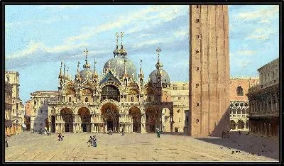 Картина Площадь Сан-Марко, Венеция