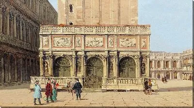 Картина Ла Лоджиетта, Пьяцца ди Марко