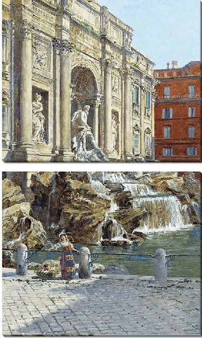 Картина Фонтан Треви в Риме