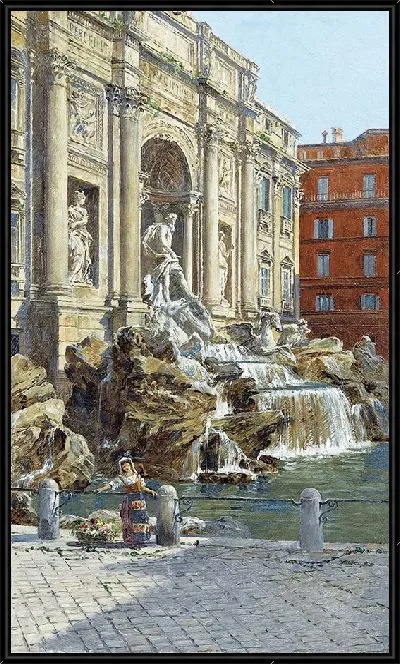 Картина Фонтан Треви в Риме