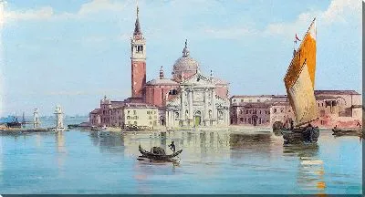 Картина Санта-Мария-делла-Салюте, Венеция