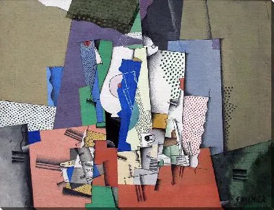 Картина Геометрический натюрморт II (1920)