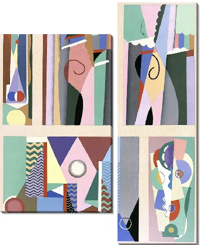 Картина Коллекции декора и цветов, табл. 09 (1930 г.)