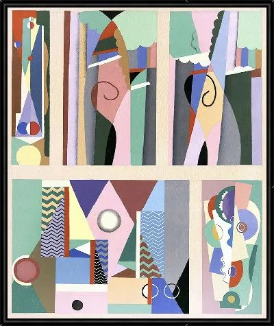 Картина Коллекции декора и цветов, табл. 09 (1930 г.)
