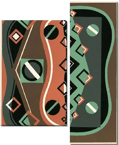 Картина Коллекции декора и цветов, табл. 08 (1930 г.)