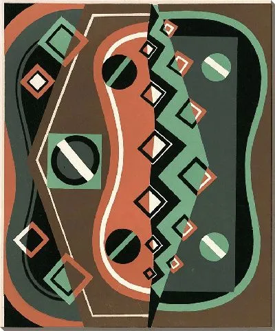 Картина Коллекции декора и цветов, табл. 08 (1930 г.)