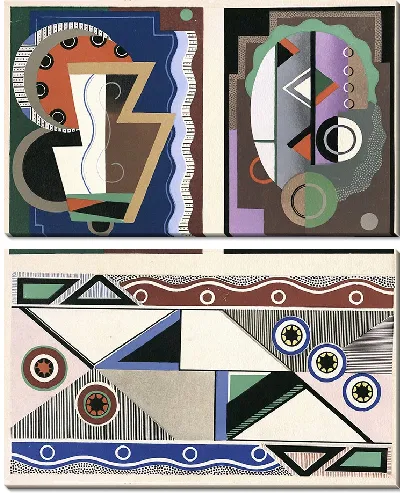 Картина Коллекции декора и цветов, табл. 07 (1930 г.)