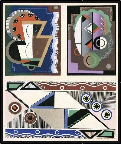 Картина Коллекции декора и цветов, табл. 07 (1930 г.)
