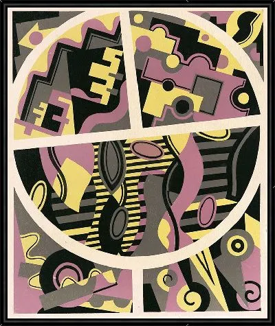 Картина Коллекции декора и цветов, табл. 06 (1930 г.)