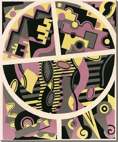 Картина Коллекции декора и цветов, табл. 06 (1930 г.)