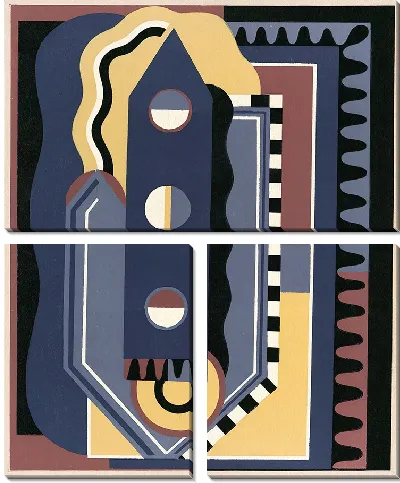 Картина Коллекции декора и цветов, табл. 04 (1930 г.)