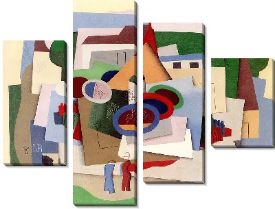 Картина Деревенская ярмарка (1925)