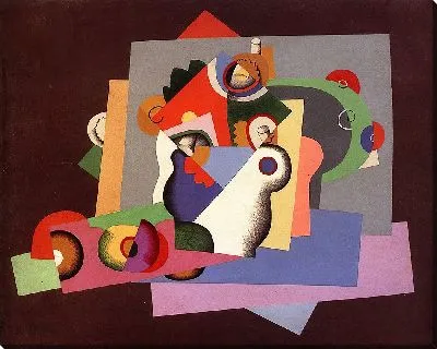 Картина Композиция с цветами (1924)