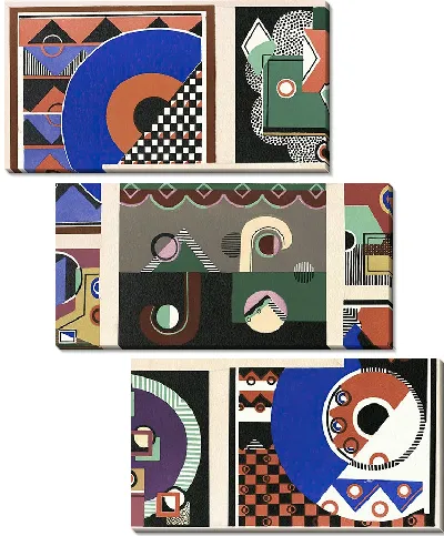 Картина Коллекция декора и цветов Pl.02 (1930)