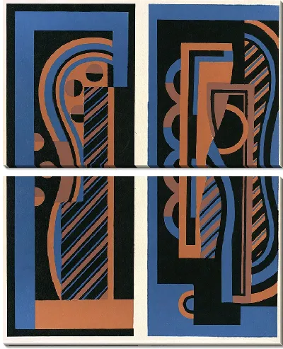 Картина Коллекция декора и цветов Pl.01 (1930)