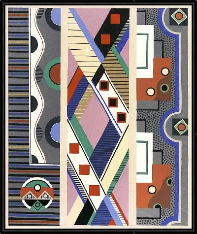 Картина Коллекции декора и цветов, табл. 19 (1930).
