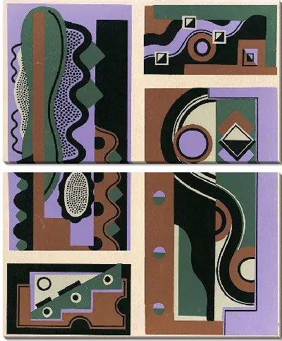 Картина Коллекции декора и цветов, табл. 18 (1930).