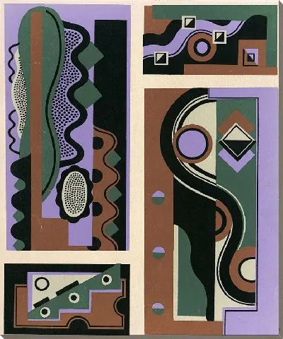 Картина Коллекции декора и цветов, табл. 18 (1930).