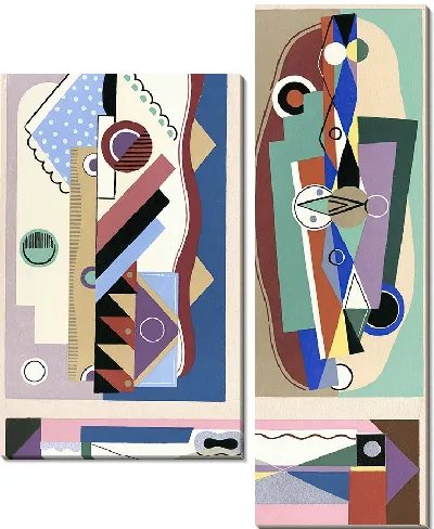 Картина Коллекции декора и цветов, табл. 17 (1930).