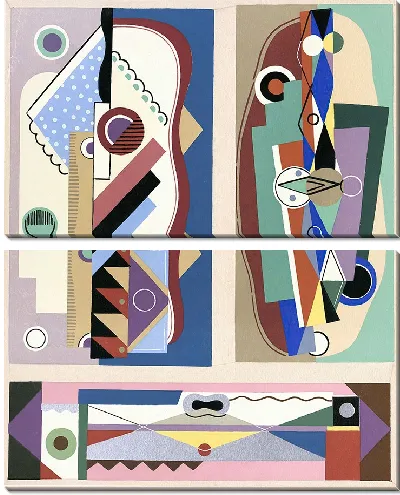 Картина Коллекции декора и цветов, табл. 17 (1930).