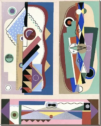 Картина Коллекции декора и цветов, табл. 17 (1930).