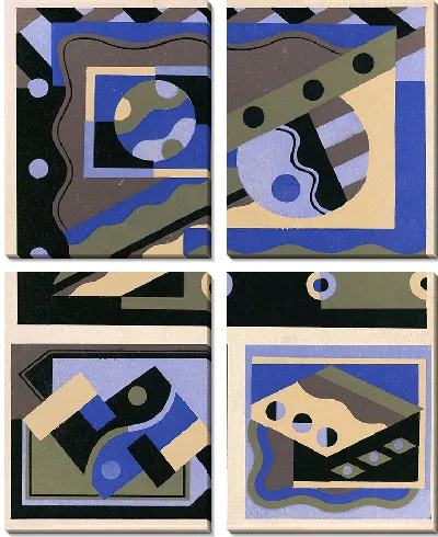 Картина Коллекции декора и цветов, табл. 15 (1930).
