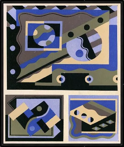 Картина Коллекции декора и цветов, табл. 15 (1930).