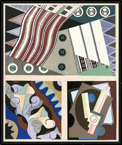Картина Коллекции декора и цветов, табл. 14 (1930).