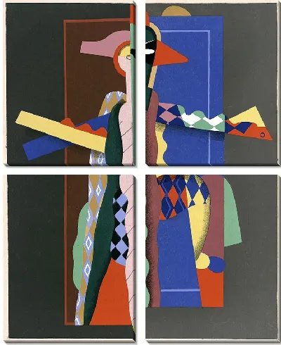 Картина Коллекции декора и цветов, табл. 13 (1930).