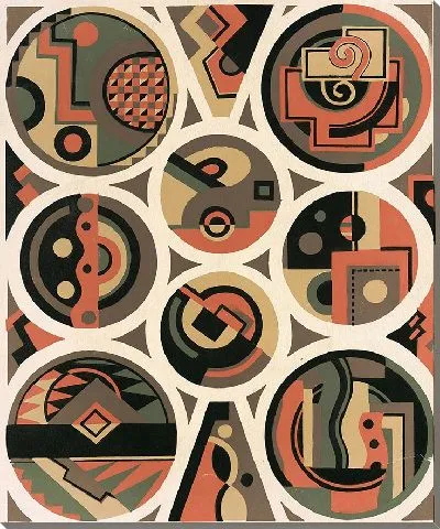 Картина Коллекции декора и цветов, табл. 12 (1930).