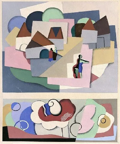 Картина Коллекции декора и цветов, табл. 11 (1930 г.)