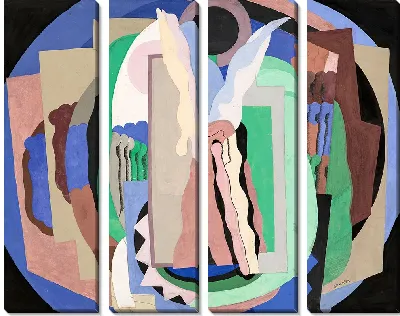 Картина Ле Акробаты в цирке (1927)