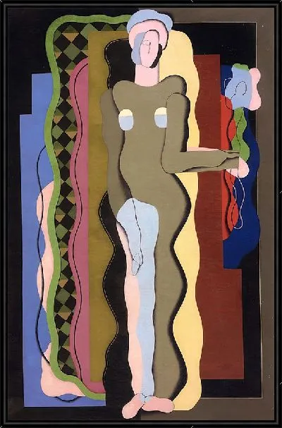 Картина Обнаженная с цветком (1928)