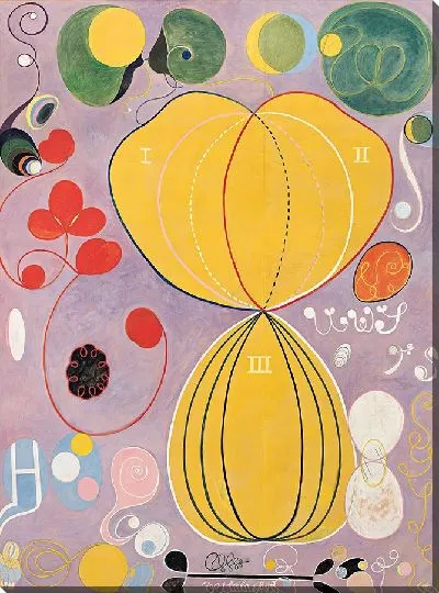 Картина Группа IV, № 3. Десять отдельных, Молодежь (1907)