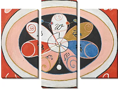 Картина Эволюция, № 15, Группа IV, Семиконечные звезды (1907 г.)