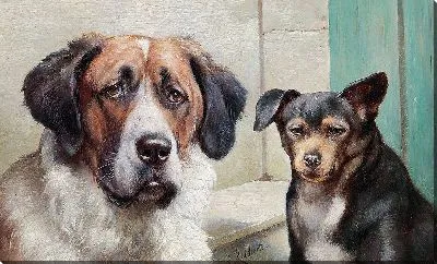 Картина Меланхолик, Флегматик