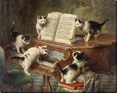 Картина Концерт котят (1908)