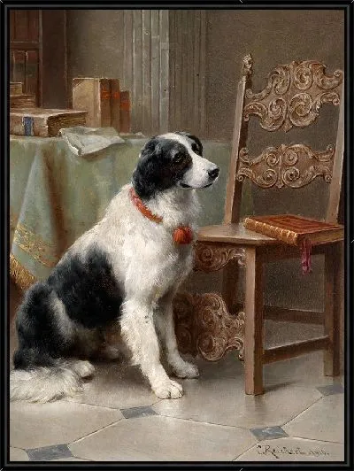 Картина Собака и стул