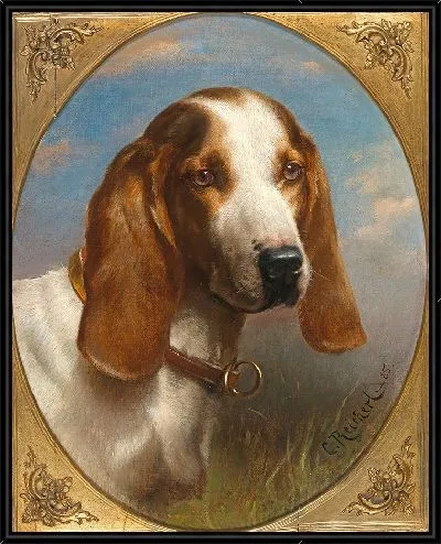 Картина Охотничья собака (1885)