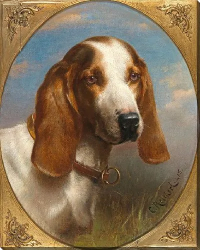 Картина Охотничья собака (1885)