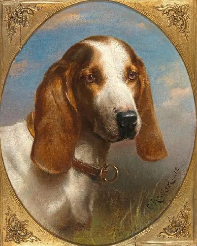 Картина Охотничья собака (1885)