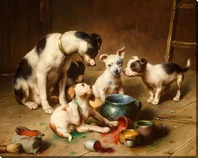 Картина Начинающие художники