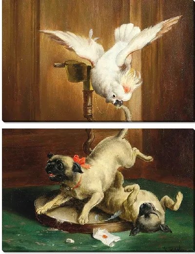 Картина Мопсовый пандемониум