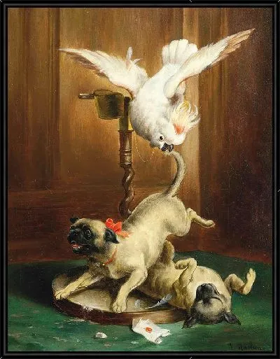 Картина Мопсовый пандемониум