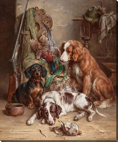 Картина После охоты (1907)