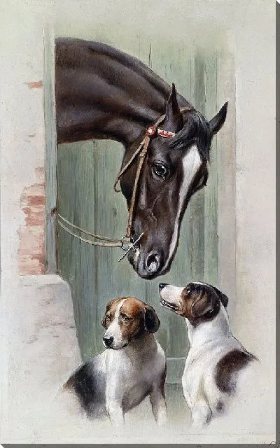 Картина Посещение конюшни